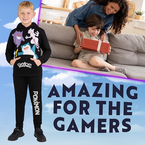 Pokemon Boys Tracksuit Set, Comfy Hoodie and Jogger Set - Gifts for Kids2