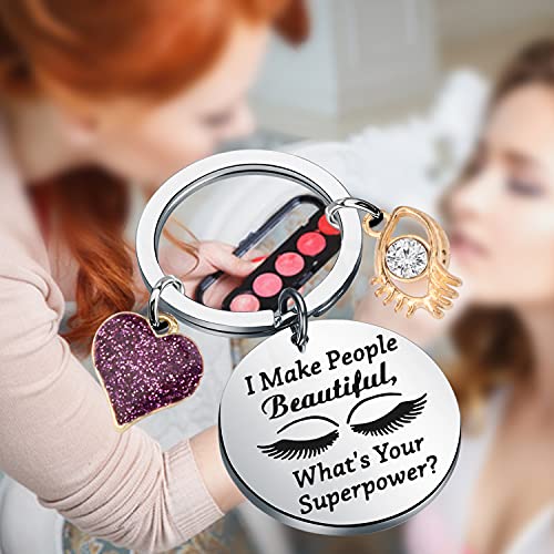 Image of WSNANG Lashes Artist Jewelry Eyelashes Artist Gift I Make People Beautiful What's Your Superpower Bracelet
