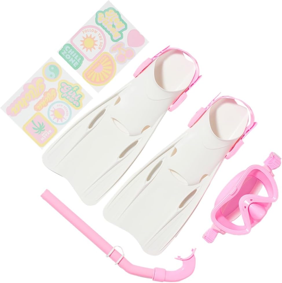 Kids Snorkel Set Medium | Summer Sherbet Pink