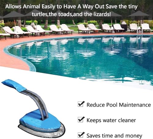 HXStar Pool Ausstiegshilfe für Tiere, Tiersparende Fluchtrampe für Pool, Schwimmende Rampe Rettungen, Tierrampe Kleintier Swimming Fluchtrampe Sicherheit Tierrettungs Critter Escape Ramp