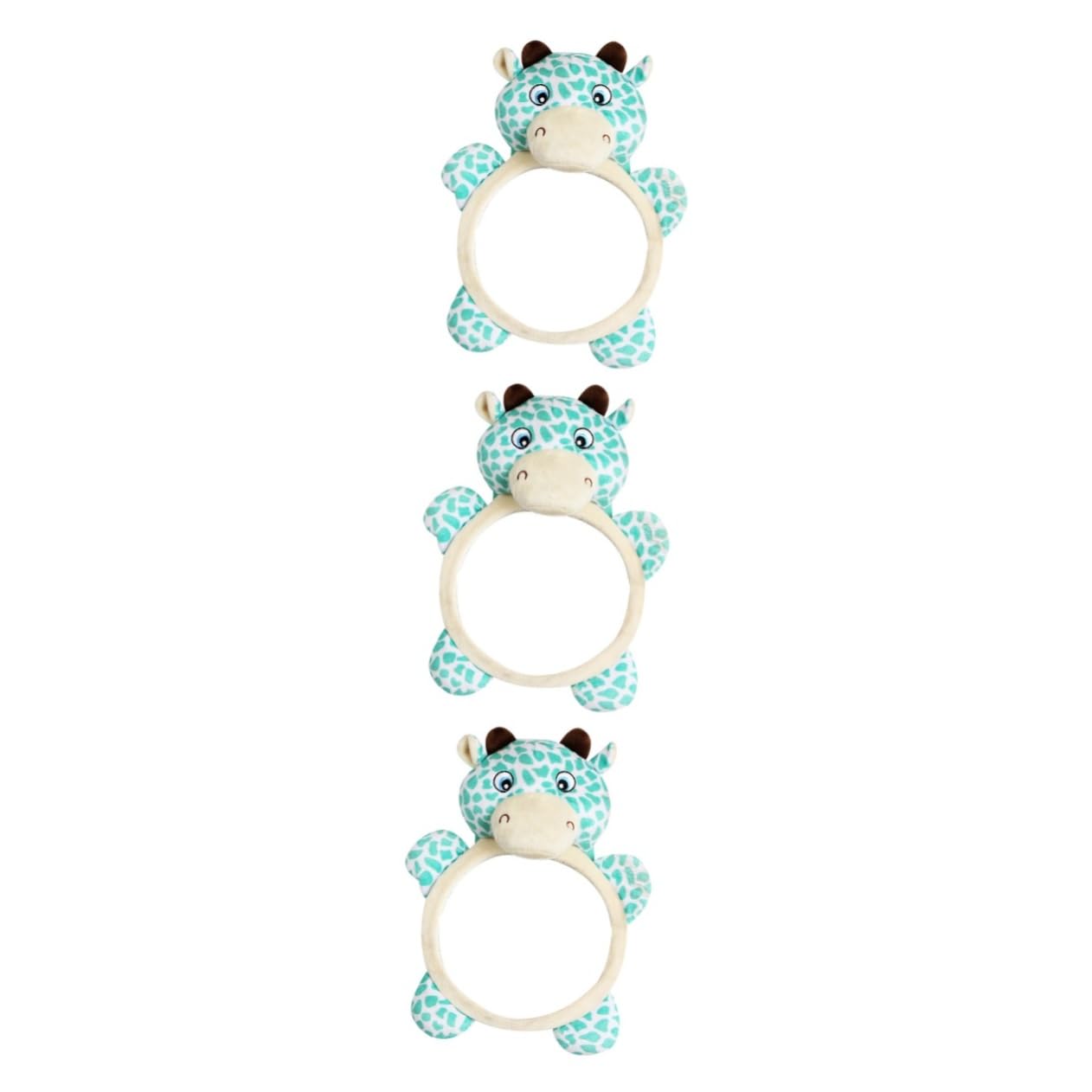 Toddmomy 3 Espejos Retrovisores De Seguridad Para Coche Color Verde Peluche