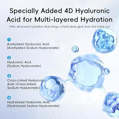 Mens Face Moisturizer Cream, 4D Hyaluronic Acid Multi-Level Hydration Facial Moisturizing Cream, Wrinkle for Men with Osmundea Seaweed, Centella Asiatica, Fast Absorbing, Non-Greasy