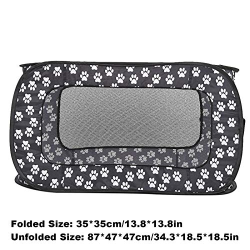 mewmewcat Pet Barraca Casa Dobrável Portátil para Animais de Estimação Cat Dog Travel Cage Retangula