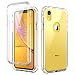 SKYLMW iPhone XR Case,Slim Fit Shockproof Protection Hard Plastic & Soft TPU Sturdy Armor High Impact Resistant Cover Case for iPhone XR 6.1 inch 2018,Clear