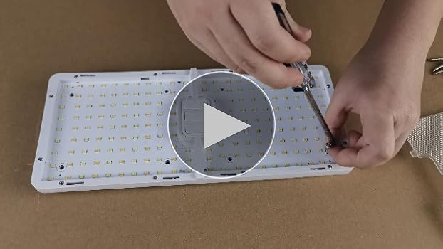 Plafoniera LED 12V Per Camper - 11W 1800LM, Dimmerabile, 3000-6000K, Con Interruttore