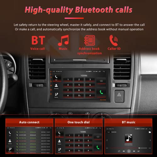 2G+16G Double Din Android 11 Stereo 7 Inch Touchscreen Radio Car In-Dash Navigation Gps Unit Bluetooth Car Radio With Backup Camera Mirror Link #TOP7