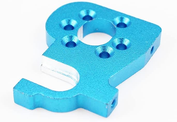 KingVal Replacement Metal Motor Mount Base with Motor Pinion Gear RC Parts Compatible with WLtoys 144010 124016 124017 RC Car