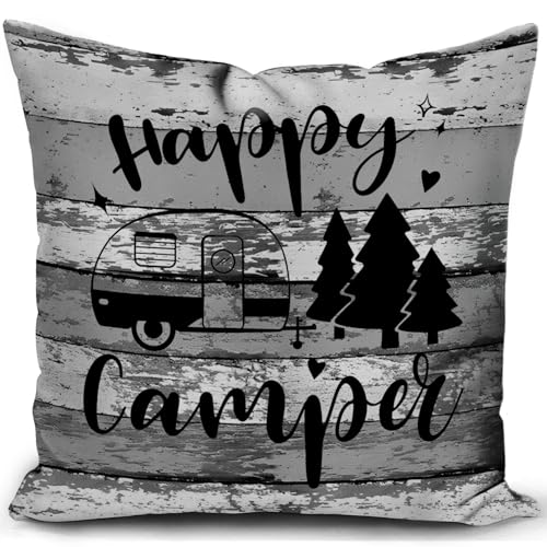 HUASHUZI Campervan Cushion Cover Camping Throw Pillow Cover...
