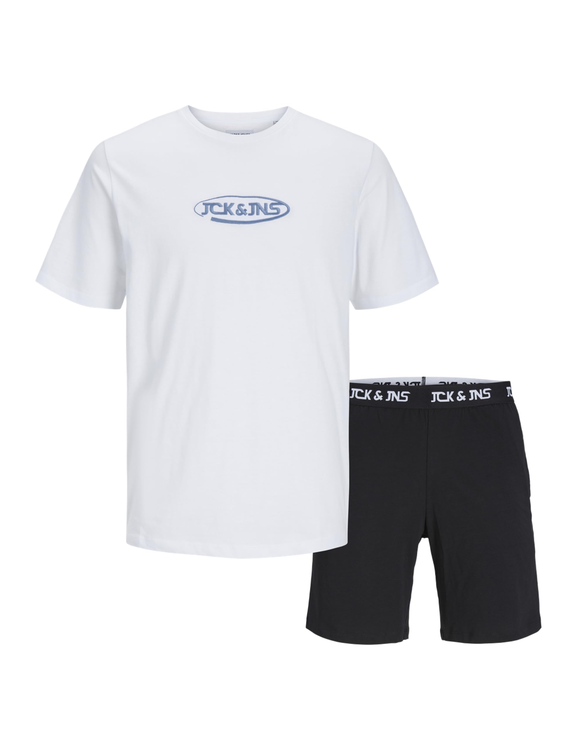 JACK&JONES JUNIOR Koszulka Chłopcy Jacoliver SS Tee And Shorts Set Jnr