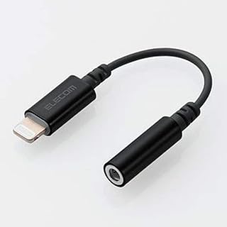 MPA-L35DS01BK(ブラック) ライトニング-φ3.5mmステレオミニジャック変換ケー