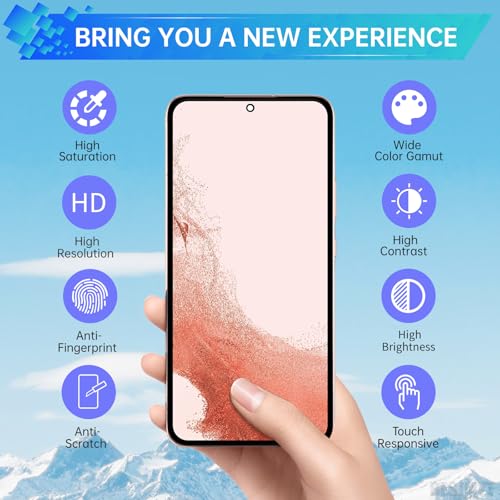 Image of for Samsung Galaxy S22+ Plus AMOLED Screen Replacement | OLED Display Touch Digitizer Full Assembly with Pink Gold Frame and Side Button Glass Repair Tools Kit SM-S906U SM-S906U1