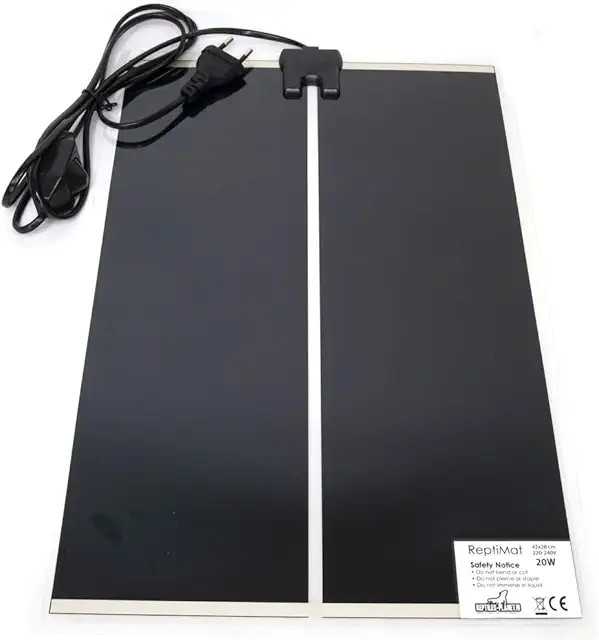 Tapis Chauffant Repti Mat 20W pour Terrarium - 42x28cm