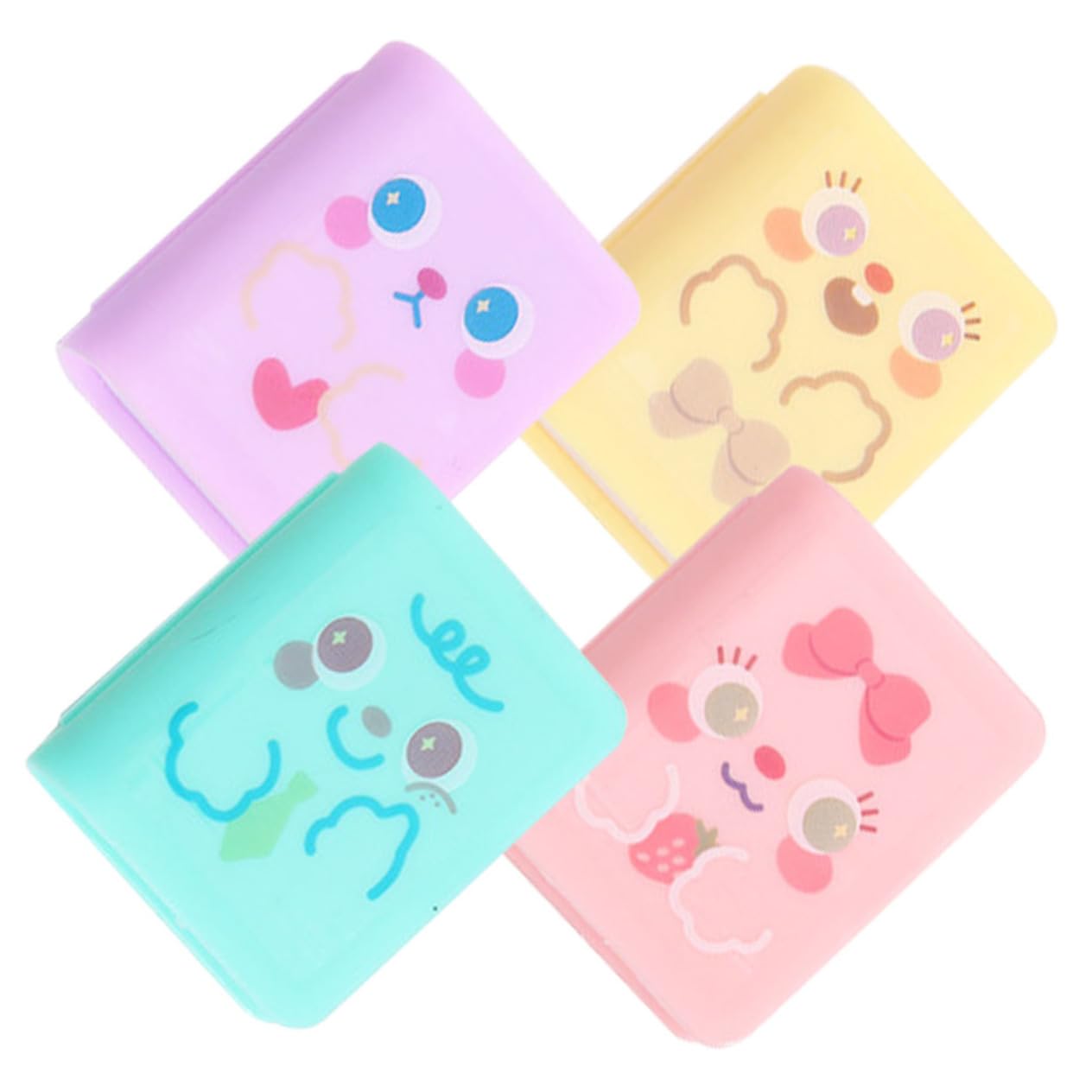 OSALADI 5 Set Temperamatite Dei Cartoni Animati Affilatrici Meccanico Affilatura Matita Più Affilata Plastica 4 Pezzi*5
