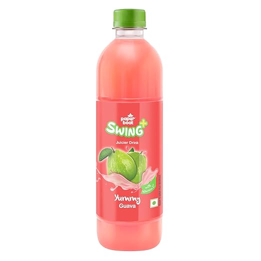 Swing Yummy Guava Juice, Enriched with Vitamin D, No Gmos, 600 ml