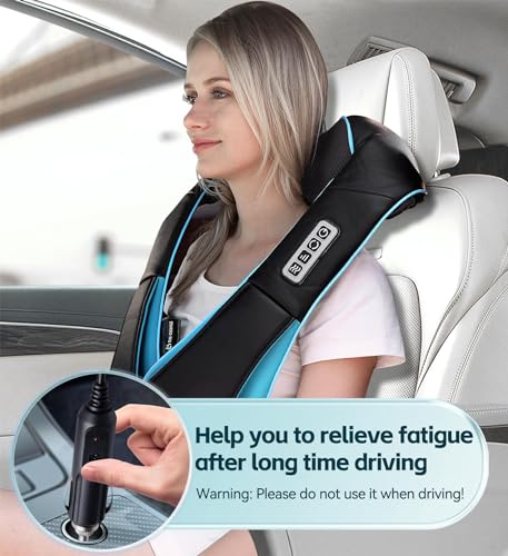 Image of Mo Cuishle Shiatsu Neck and Shoulder Massager with Heat - Deep Kneading Massage for Relaxation - Ideal for Christmas, Mother's Day, Father's Day, Gifts for Men, Women, Mom and Dad
