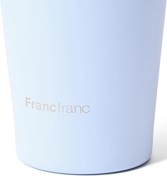 Francfranc フランフラン ストロー付きステンレスタンブラー ブルー - 4