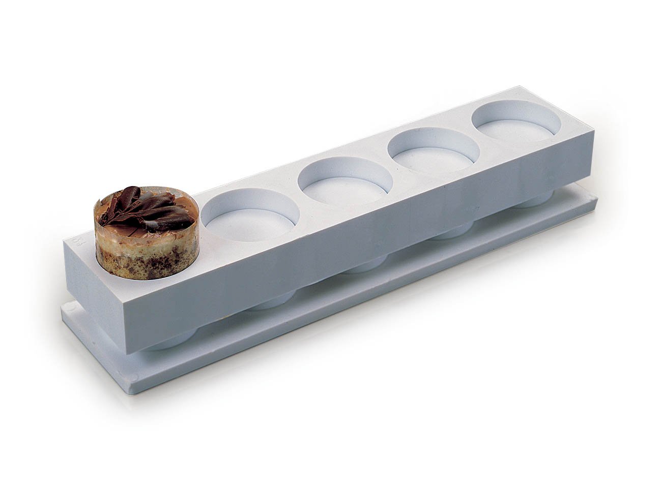 Martellato Plastique en Forme de Pelle à Tarte Moule à Plateau, 60 x 40 x 4 cm, Blanc