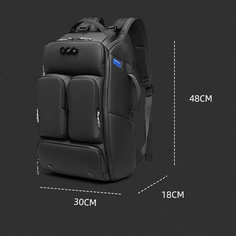 Mochila de fotografía con compartimentos modulares y pack de 3 fundas 3