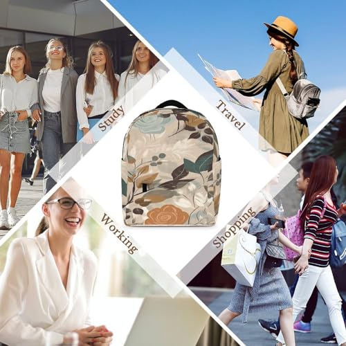 Mochila oxford impermeable para mujer con base sólida cómoda 5