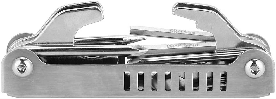 Diving Diver Tool Kit, 8 in 1 Diving Diver Pick Valve Repair Multi Tool Se, Portable Folding Allen Key Wrench, for Repairing