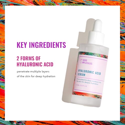image for Good Molecules Hyaluronic Acid Serum - 1% Hyaluronic Acid Non-Greasy U