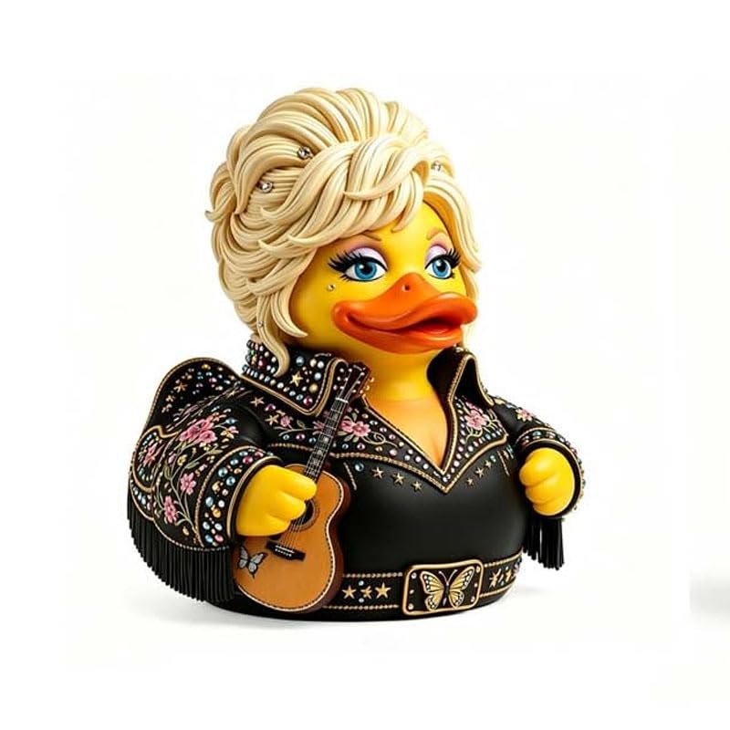 Parton Memorial Duck Dolly Duck Figurine Country Music Tribute Decor