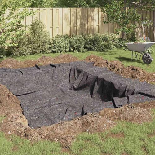 Fieltro para estanque transpirable de 1x50 m fabricado en algodón y poliéster resistente 2