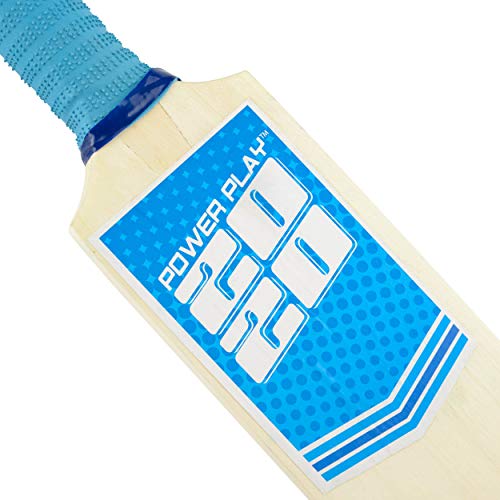 Powerplay Bg888 Deluxe Cricket Set With Cricket Bat, Ball, 4 Stumps, Bails And Bag, Size 3 Bat, Blue #TOP5