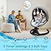 Lulabelle Baby Swings for Infants, Infant Swing, 5 Sway Speeds | 10 Preset Lullabies & Bluetooth, Portable Newborn Swing for Home or Travel | Baby Rocker with Adjustable Height