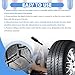VKQTS 100PCS Tire Repair Kit,Self-Service Tire Screw Plug Repair Kit Includes 3-Size Plugs & Screwdrivers,Professional Screw in Tires Plugs Kits for Quick Repairing Tires Puncture