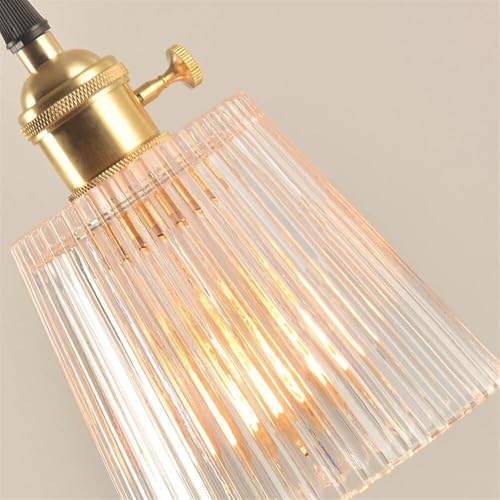 Lámpara de techo de alta transmitancia con cristal nórdico y casquillo E27 8
