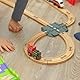 10 Stück Holzeisenbahn Zubehör Verbindungsstücke Zubehör Holzeisenbah Erweiterung Verbindungsstücke Holzeisenbahn Verbinder Schienen Holzschienen Verbinder Schienen Holzeisenbahn Mit 5 Brückenclip