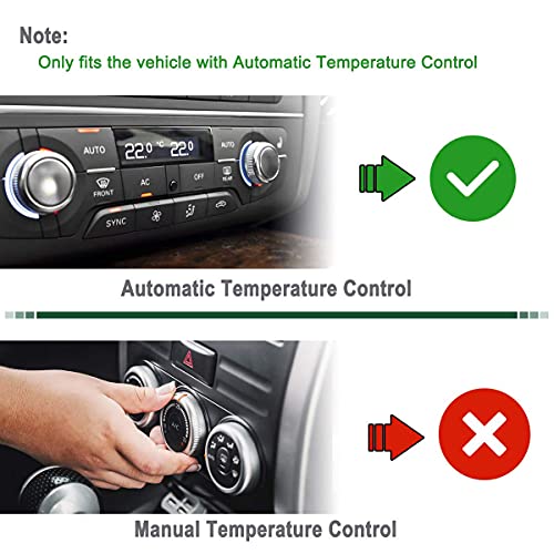 Front HVAC Blower Motor Resistor for Chrysler Town & Country Voyager Dodge Grand Caravan (with Automatic Temperature Control)
