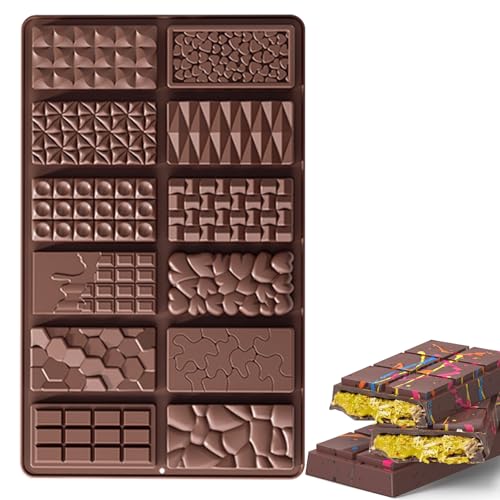 Moule Tablette Chocolat, Moule Silicone Chocolat, pour Barres énergétiques (1, YH1166)