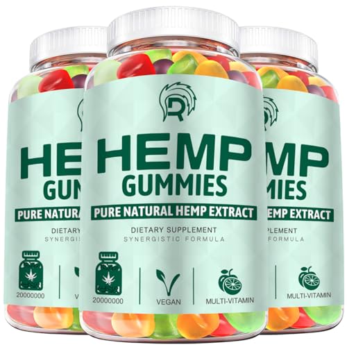 Drloton Hemp Gummies (3 Pack) for Sleep, Pain, Anxiety -