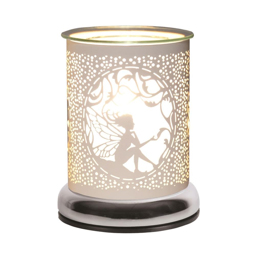 Aroma Accessories White Aroma Sitting Fairy Touch Electric Wax Melt Warmer