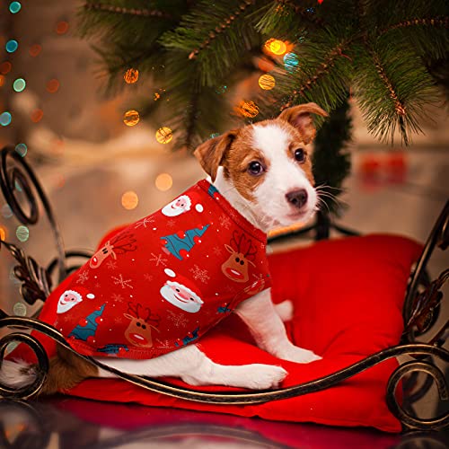 Xuniea 6 Pcs Holiday Dog Shirt Valentines Dog Clothes Easter Pet Outfit Costume Seasonal Puppy Festival Vest Apparel Pet Tank Top Tees for Dogs Cat Halloween Christmas(S (fit 3-5lbs)) - Image 4