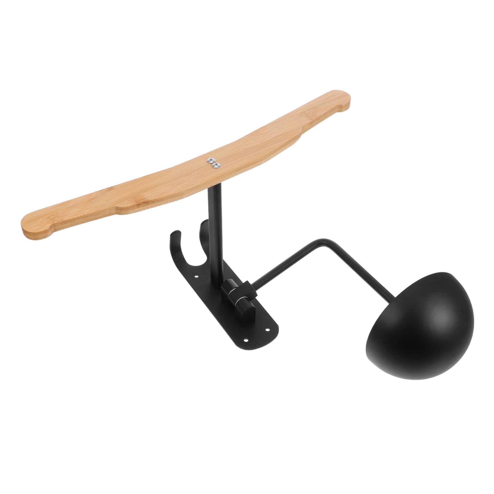 Soporte de pared para casco diseño moderno y funcional negro