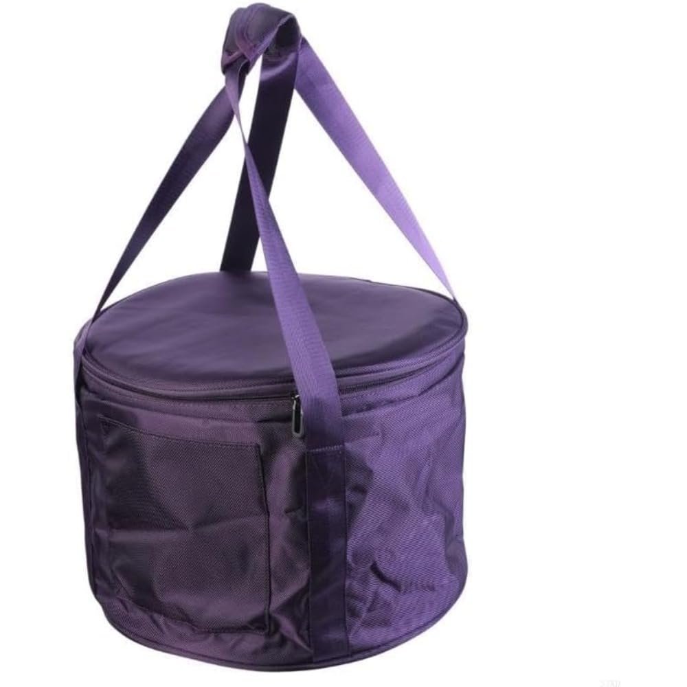 Carrying Case for Crystal Singing Bowl, Padded Storage Bag with Durable Protection, 12 Inch Style Fits 10 Inch Bowl, Adjustable Shoulder Strap and Handle for Meditation (14 inches)