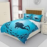 【Reißverschluss】Dieser Bettbezug hat ein Reißverschluss-Design, der Reißverschluss ist glatt und langlebig. Nach dem Einlegen der Bettdecke in den Bettbezug ，Vier Eckriemen können die Steppdecke fixieren, brauchen Sie nur noch leicht am Reißverschluss zu ziehen, sich einfach und schnell anziehen lässt.