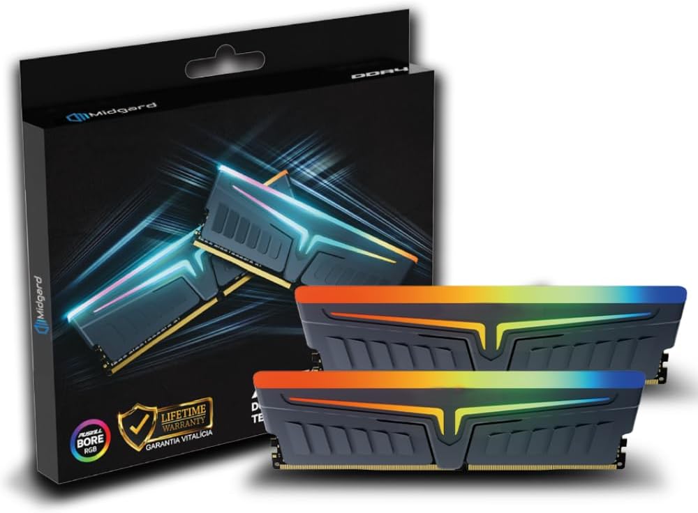 Memoria Midgard RGB 32GB DDR4 Testado 7 dias para Gamers (2025)