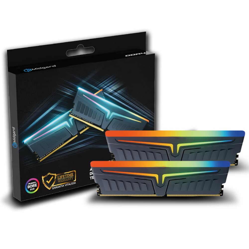 Memoria Midgard RGB 32GB (16GBX2) DDR4 DIMM 3200MHZ XMP 2.0 CL16 1