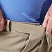 Haggar mens Premium Comfort Classic Fit Pleat Expandable Waist Dress Pants, Medium Khaki, 40W x 34L US