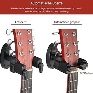 Support mural pour guitare murale avec verrouillage automatique, support mural pour guitare acoustique, guitare… - Les Beatles, Paul McCartney, John Lennon, RIngo Starr, George Harrison Support mural pour guitare murale avec verrouillage automatique, support mural pour guitare acoustique, guitare… – Image 4