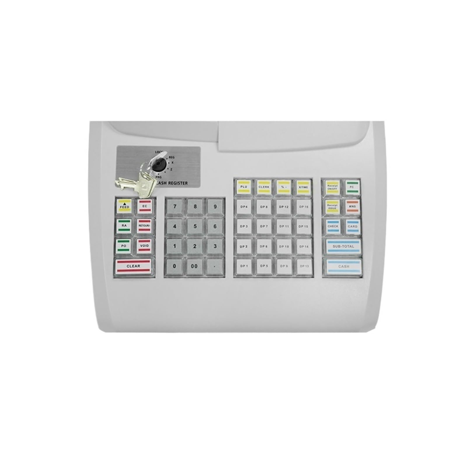 Caja registradora electrónica automática de 48 Teclas ECR-100 para comercios y Negocios.
