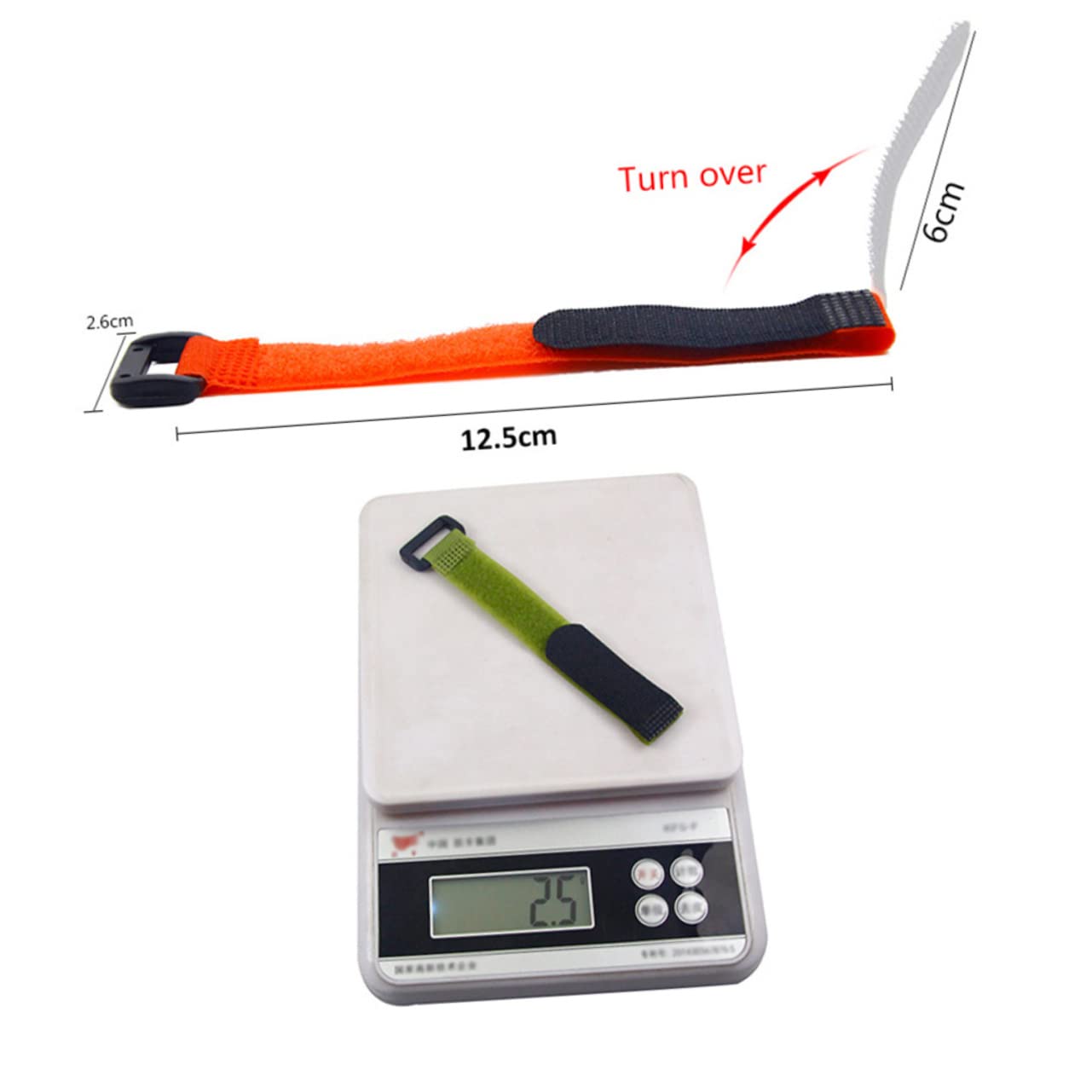 GOOHOCHY Fishing Rod Accessories Kit 15pcs Binding Belt Rod Straps Random Color