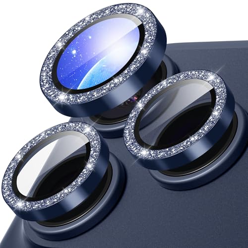 Protection objectif iPhone 17 Pro Max Suoman en verre trempé bleu foncé