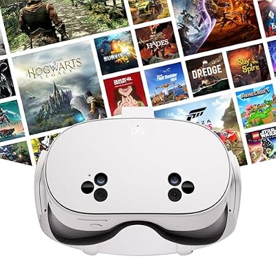 Meta Quest 3S 128GB | VR Headset Thirty-Three Percent More Memory 2X Graphical Processing Power Access to 200+ Games with a Trial of Xbox Game Pass Included