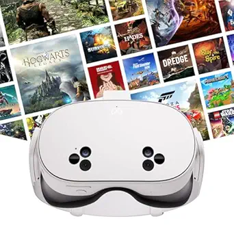 Meta Quest 3S 128GB | VR Headset — Thirty-Three Percent More Memory — 2X Graphical Processing Power — Access to 200+ Games with a Trial of Xbox Game Pass Included