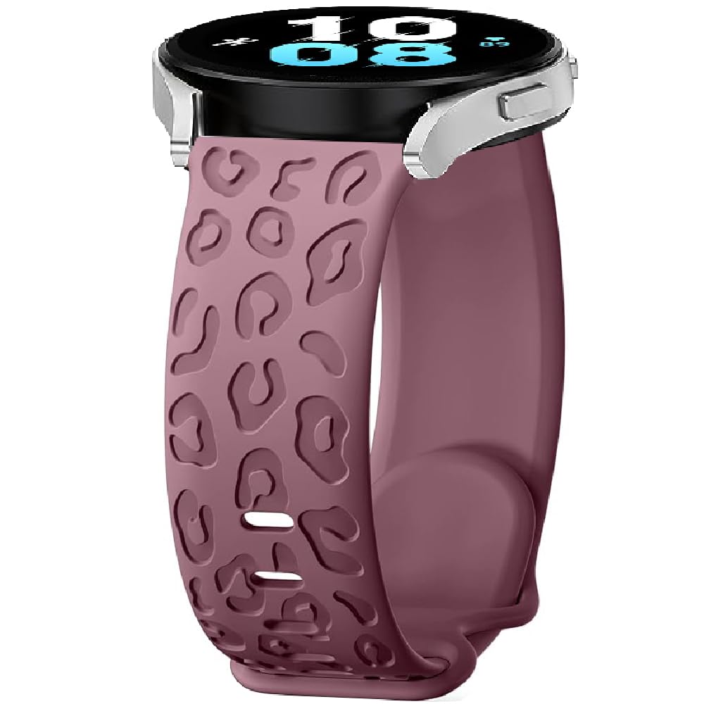 Correa Silicona para Amazfit Bip 6/5 Unity/GTR 4/3/3 Pro/2/Balance 46mm/Balance 2/Helio, 22mm Leopard Deporte Brazalete Pulsera de Repuesto para Amazfit Stratos 3/2/2S/Pace/Active Max